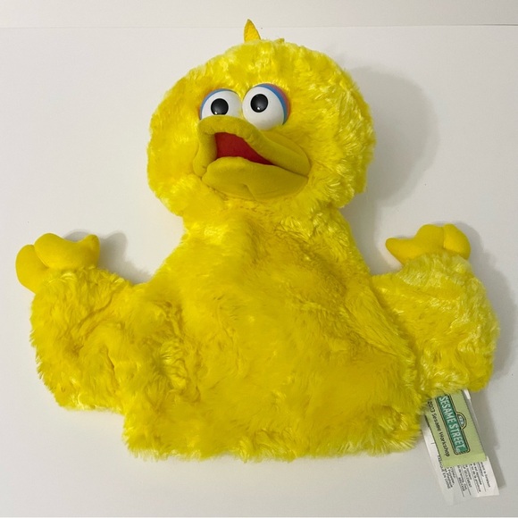 2003 Sesame Street Yellow Big Bird Hand Puppet Toy - Picture 13 of 13